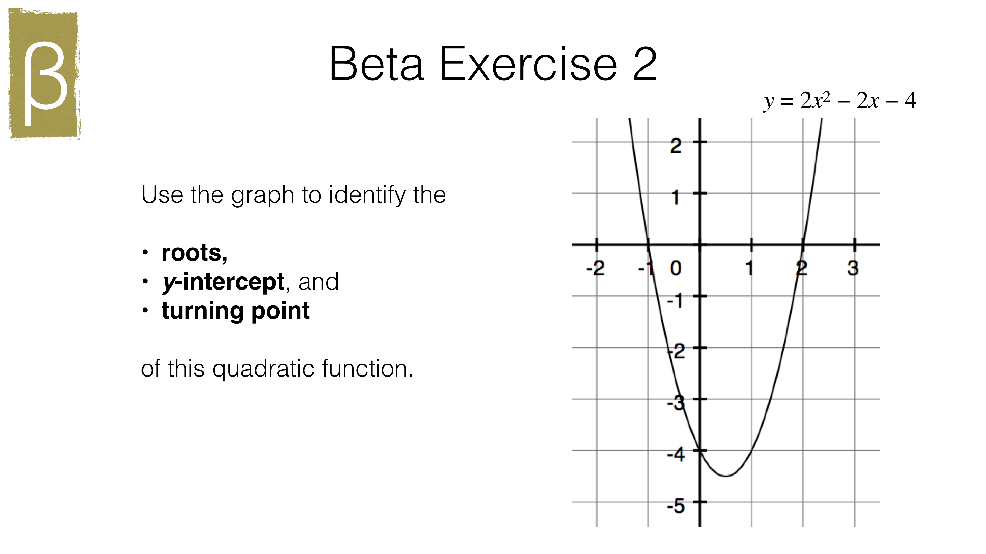 A11a Identifying Roots Intercepts And Turning Points Of Quadratic Functions Graphically Bossmaths Com A11a Identifying Roots Intercepts And Turning Points Of Quadratic Functions Graphically Bossmaths Com