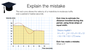 A15c – Interpreting gradients and areas under kinematic graphs