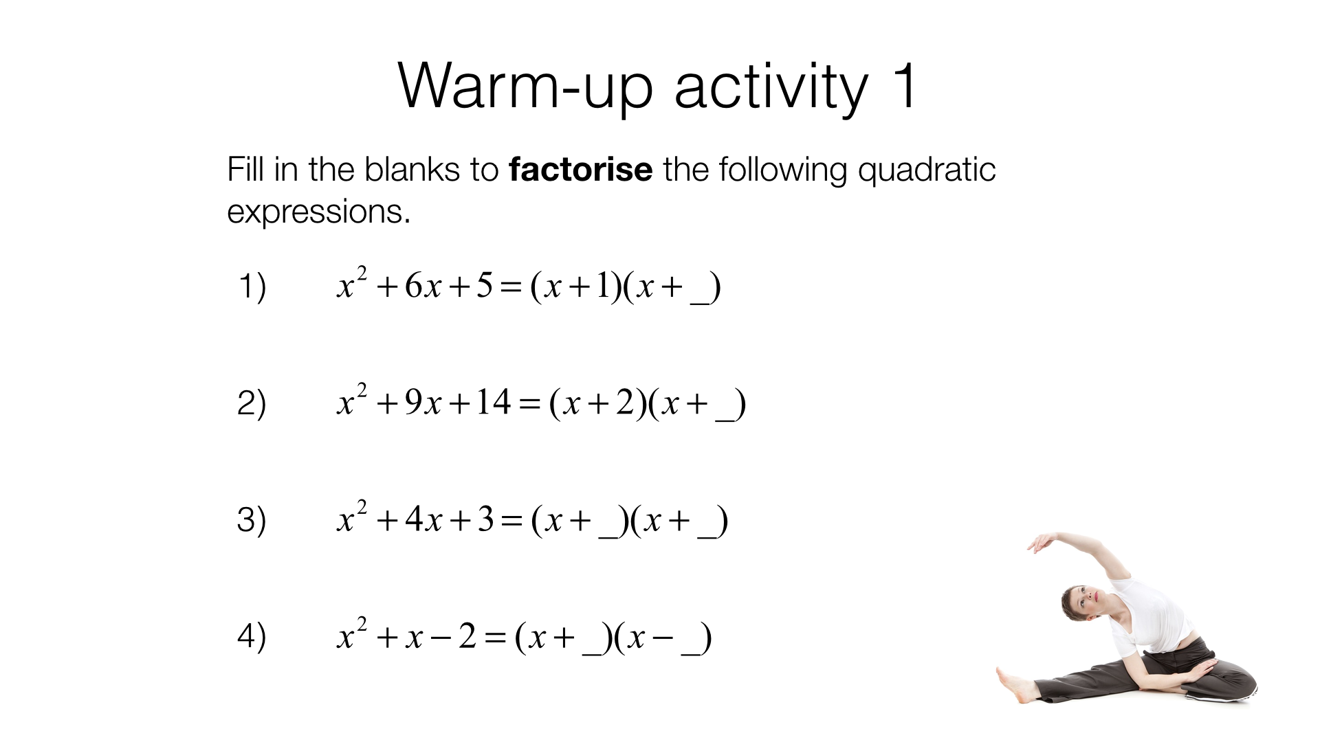 A18a Solving Quadratic Equations By Factorising BossMaths
