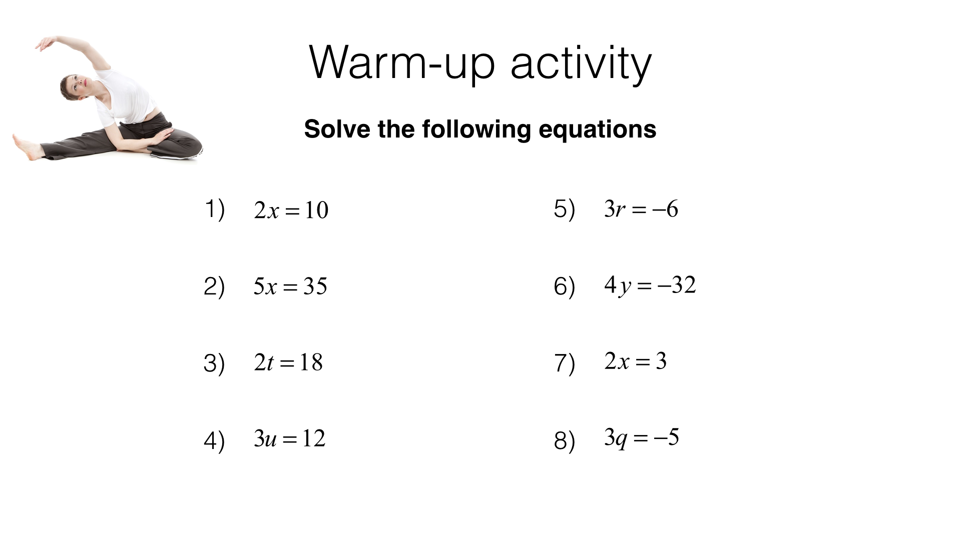 A19a Solving Two Linear Simultaneous Equations Algebraically By 