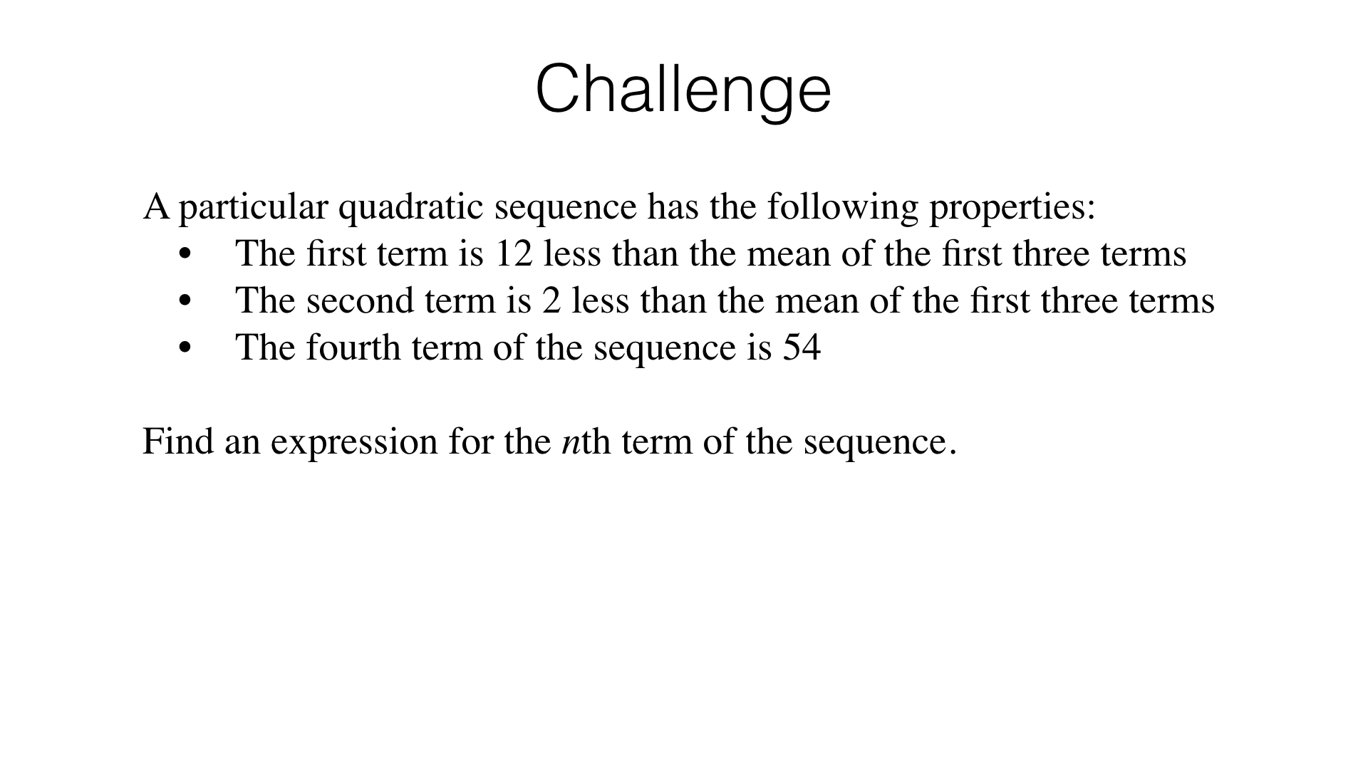 A21b Deriving And Solving An Equation Or Simultaneous Equations To