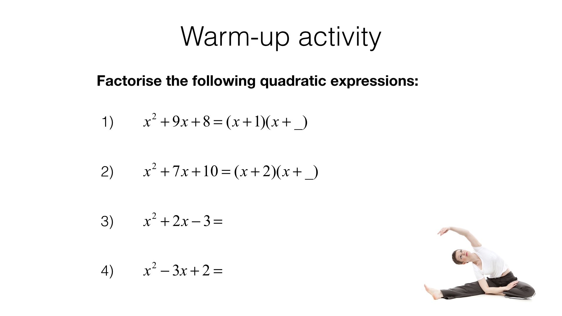 A22c – Solving quadratic inequalities in one variable – BossMaths.com