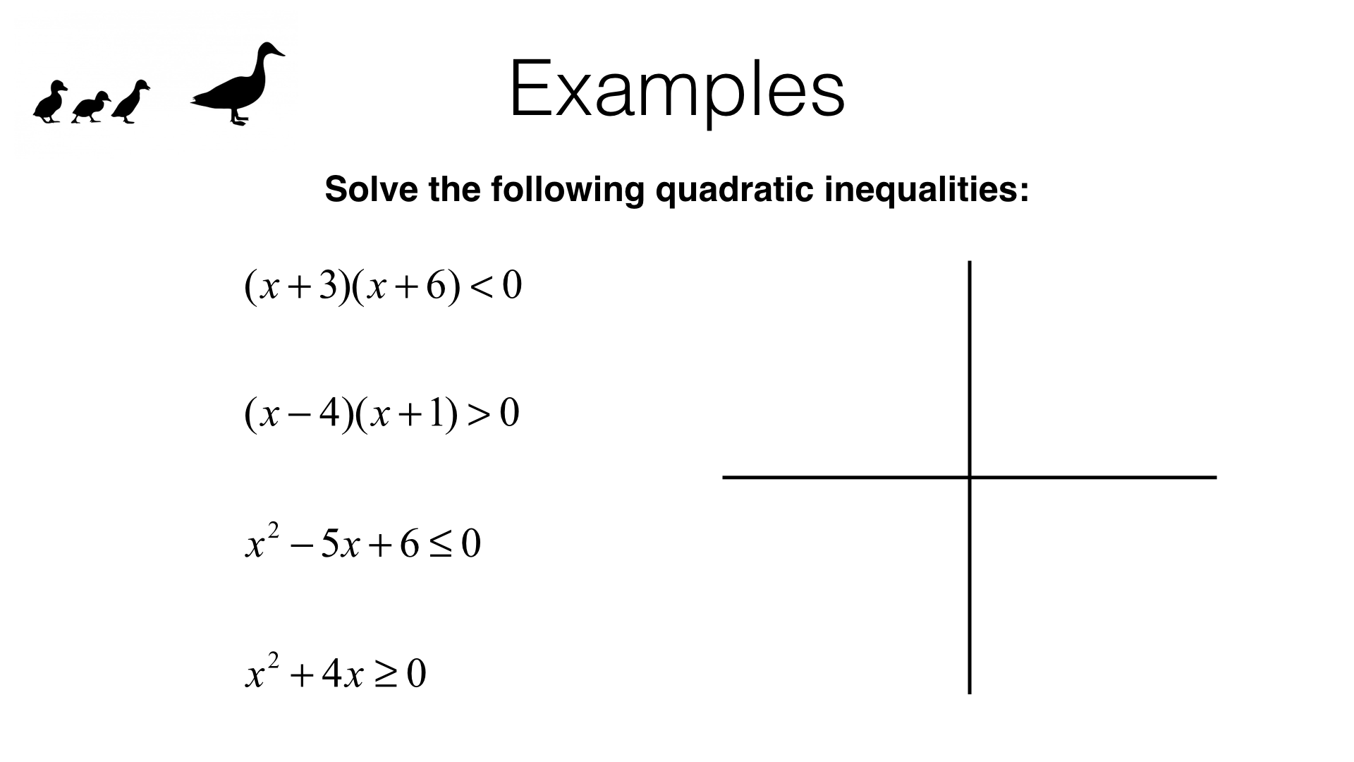 A22c – Solving quadratic inequalities in one variable – BossMaths.com With Regard To Solving Quadratic Inequalities Worksheet