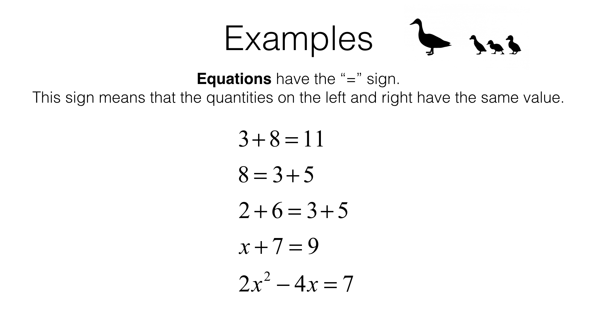 A3a Understanding And Using The Concepts Of Expressions Equations Formulas Identities Inequalities Terms And Factors Bossmaths Com