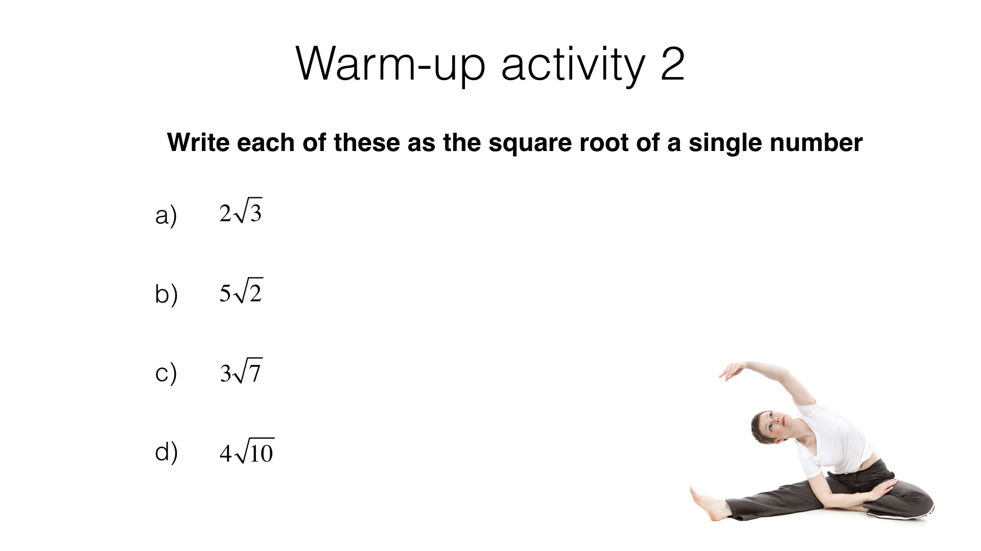 A4h – Algebraic manipulation involving surds and fractions – BossMaths.com