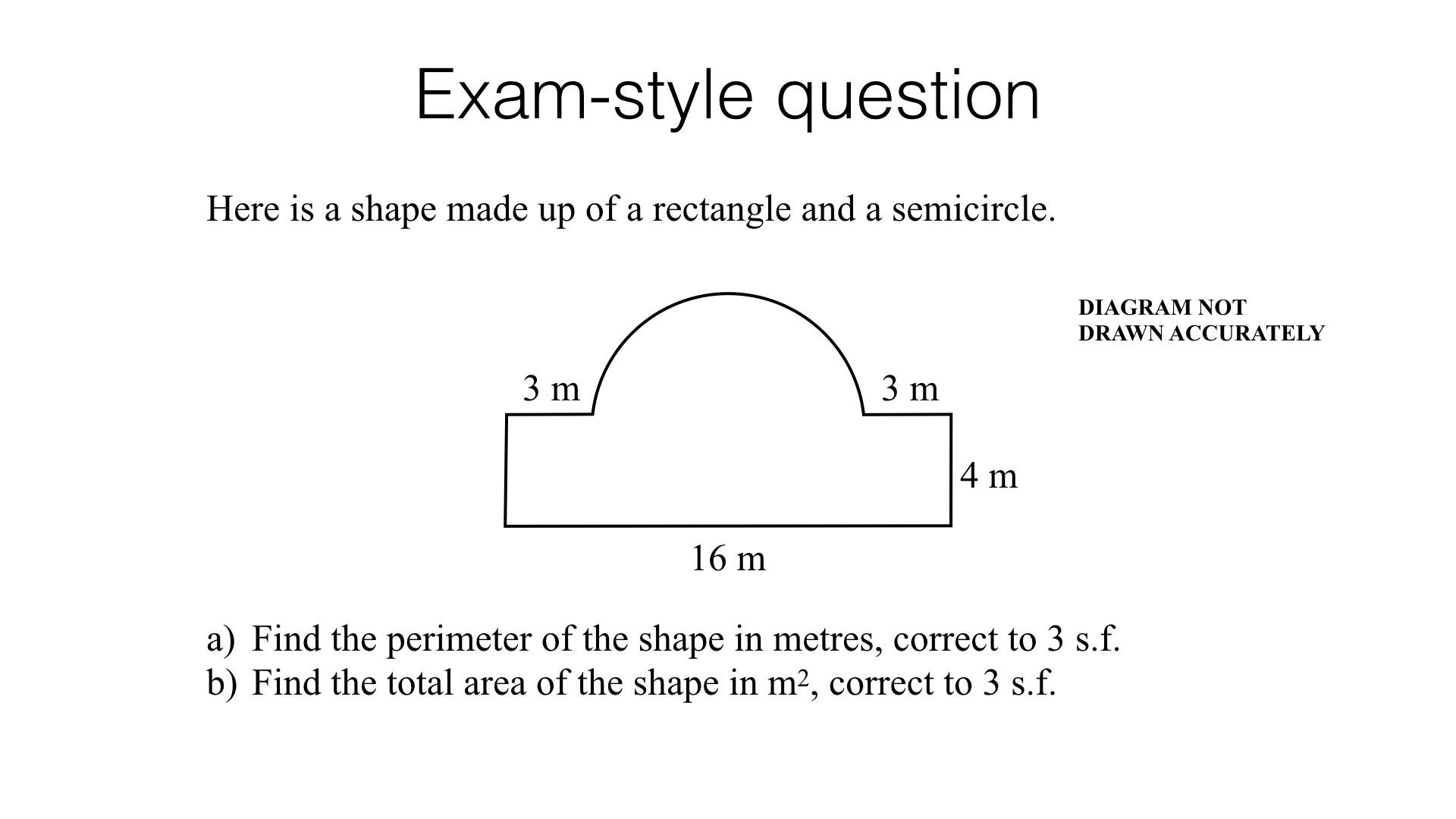 G17e – Perimeter and area of composite shapes made up of polygons and
