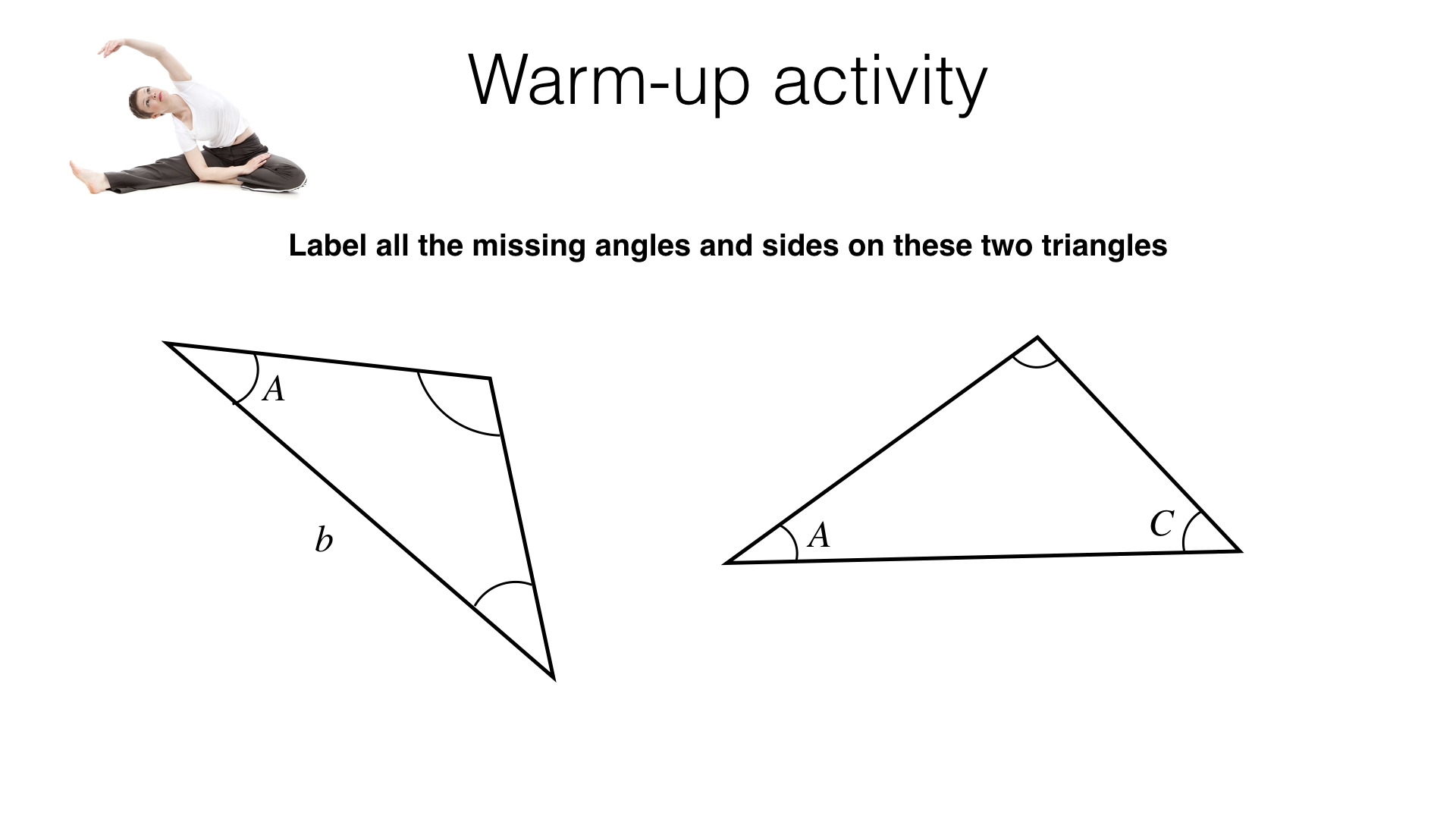 G23a – Area of a triangle using sine – BossMaths.com