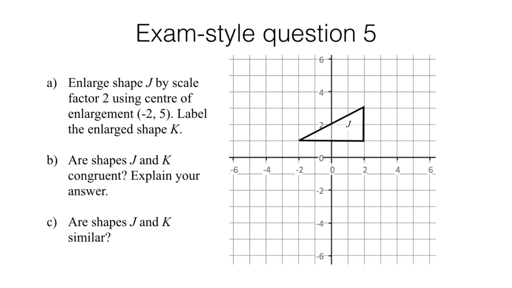 G7f – Congruence, similarity and transformations – BossMaths.com