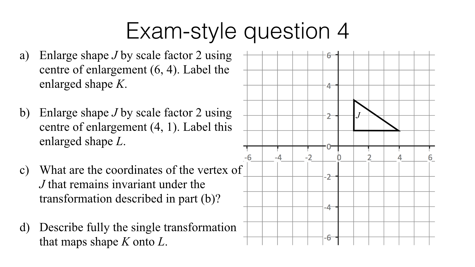G8a – Combinations of transformations – BossMaths.com