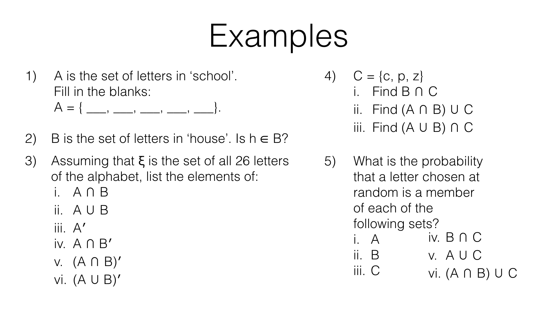 p6a enumerating sets and combinations of sets systematically a ub venn diagram