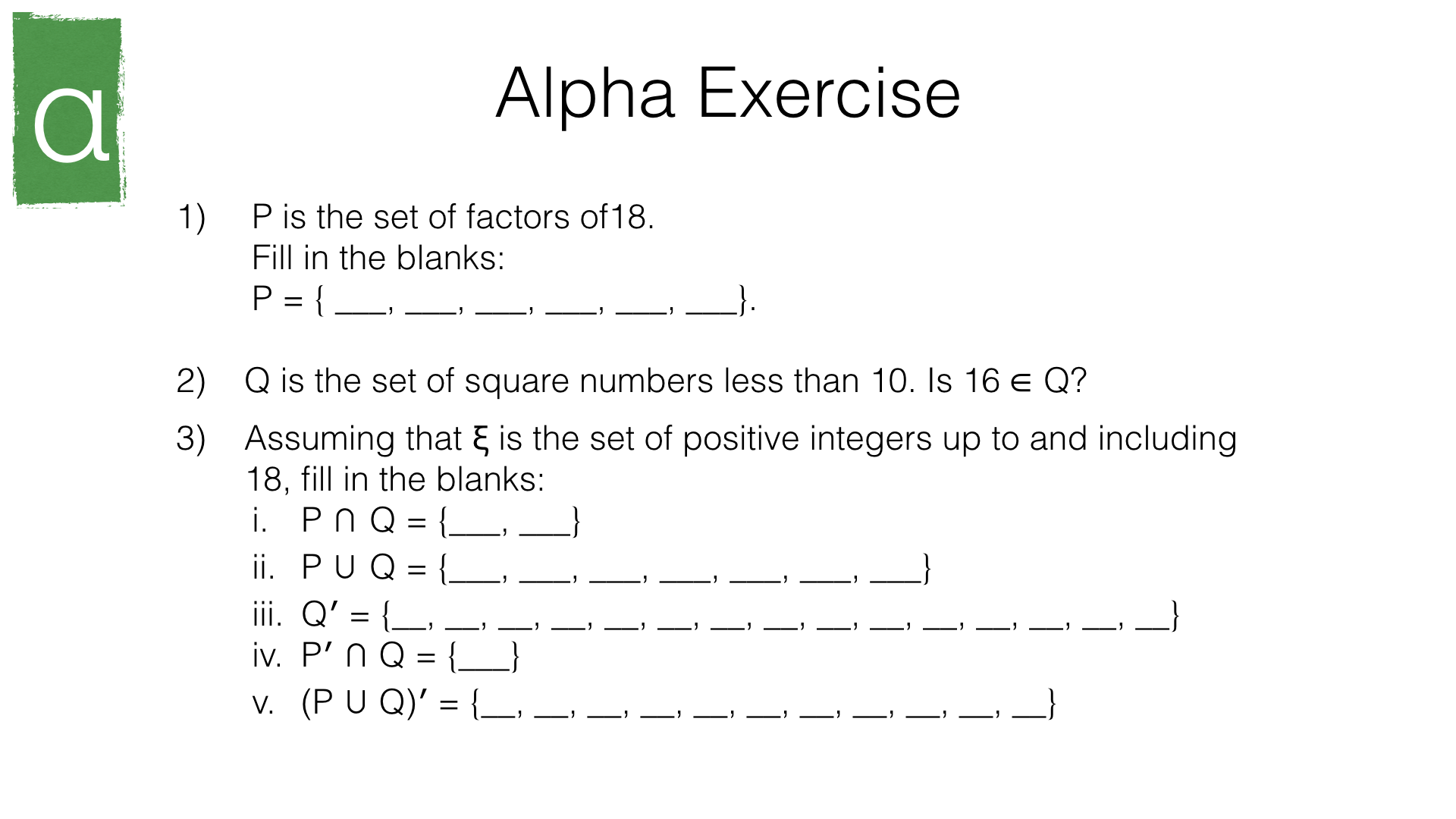 p6a enumerating sets and combinations of sets systematically venn diagram exercises